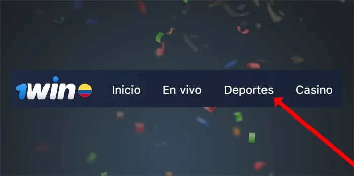 Sección de deportes de 1win